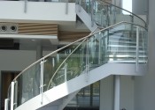 Audi Coulsdon Glass Stair Balustrade